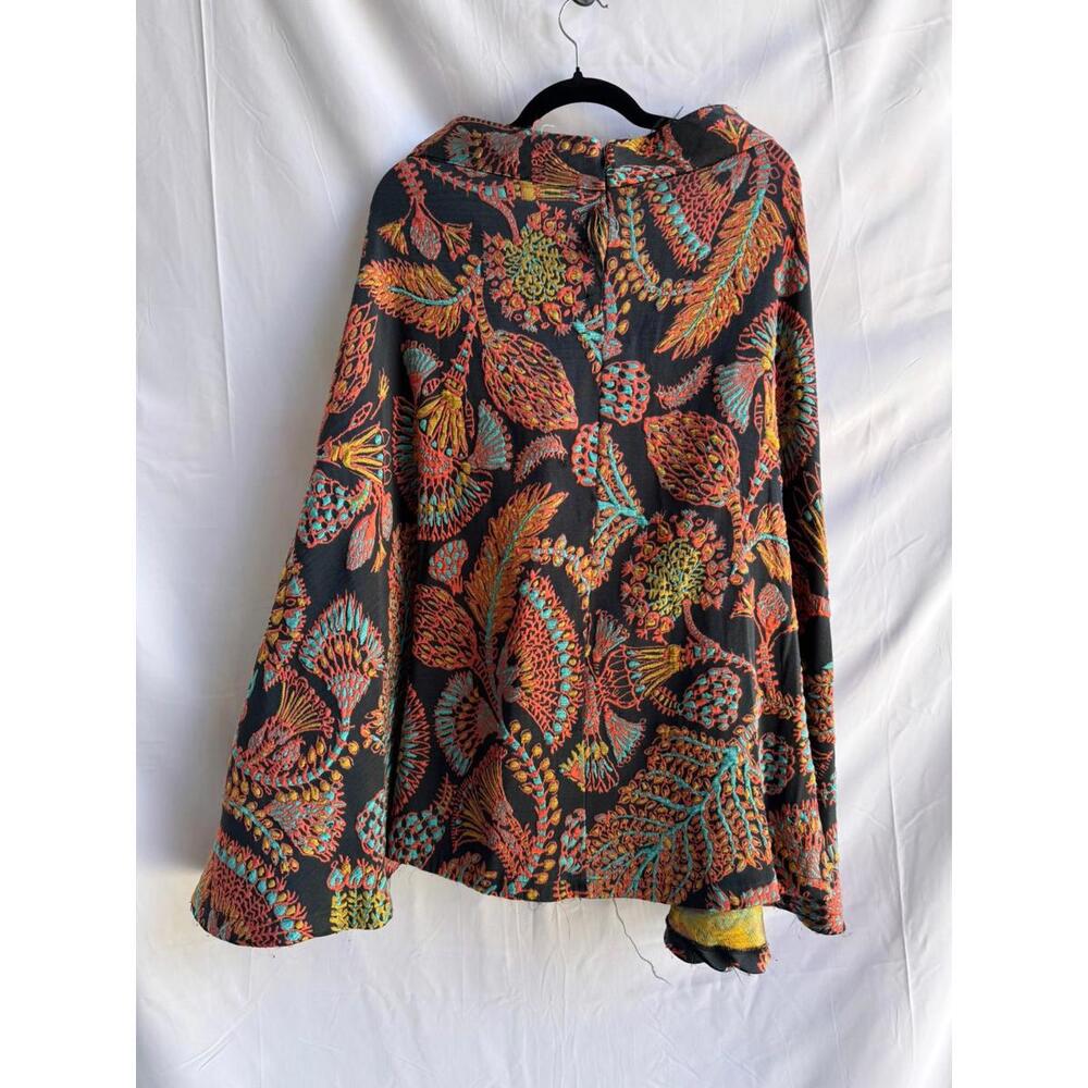 La DoubleJ Black Floral Jersey Milano Skirt Size S with Hole - Picture 5 of 7